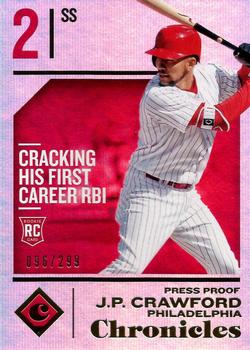 2018 Panini Chronicles - Press Proof #44 J.P. Crawford Front