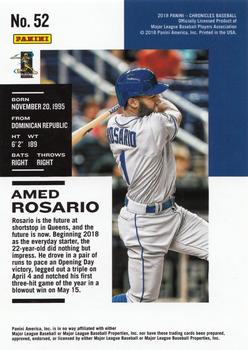 2018 Panini Chronicles - Press Proof #52 Amed Rosario Back