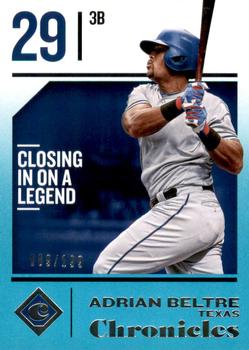2018 Panini Chronicles - Teal #34 Adrian Beltre Front