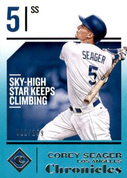 2018 Panini Chronicles - Teal #36 Corey Seager Front