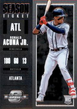 2018 Panini Chronicles - Contenders Optic #4 Ronald Acuna Jr Front