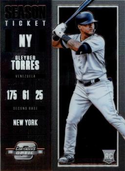 2018 Panini Chronicles - Contenders Optic #10 Gleyber Torres Front