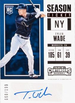 2018 Panini Chronicles - Contenders Season Tickets Red #21 Tyler Wade Front