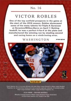 2018 Panini Chronicles - Crusade Ruby Wave #16 Victor Robles Back