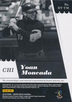 2018 Panini Chronicles - Heirs to the Throne #HT-YM Yoan Moncada Back