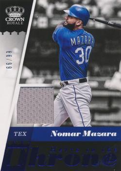 2018 Panini Chronicles - Heirs to the Throne Blue #HT-NM Nomar Mazara Front