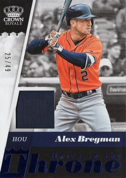 2018 Panini Chronicles - Heirs to the Throne Blue #HT-AX Alex Bregman Front