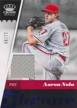 2018 Panini Chronicles - Heirs to the Throne Blue #HT-AN Aaron Nola Front