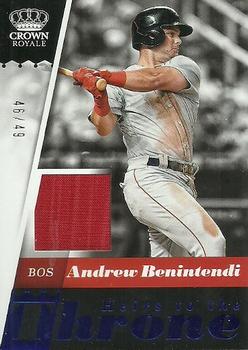 2018 Panini Chronicles - Heirs to the Throne Blue #HT-AB Andrew Benintendi Front