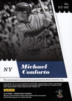 2018 Panini Chronicles - Heirs to the Throne Red #HT-MC Michael Conforto Back