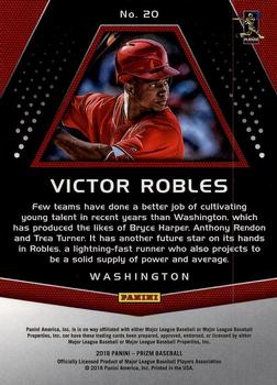 2018 Panini Chronicles - Prizm #20 Victor Robles Back