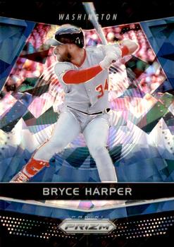 2018 Panini Chronicles - Prizm Blue Ice #7 Bryce Harper Front