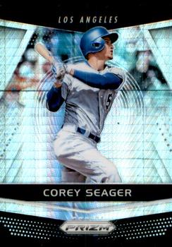 2018 Panini Chronicles - Prizm Hyper #25 Corey Seager Front