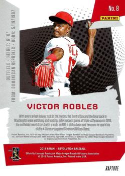 2018 Panini Chronicles - Revolution #8 Victor Robles Back