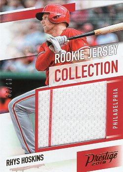 2018 Panini Chronicles - Rookie Jersey Collection Gold #RJC-RH Rhys Hoskins Front
