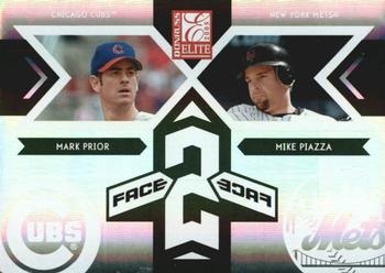 2005 Donruss Elite - Face 2 Face #FF-3 Mark Prior / Mike Piazza Front