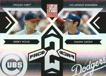 2005 Donruss Elite - Face 2 Face #FF-15 Kerry Wood / Shawn Green Front