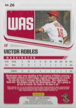 2018 Panini Chronicles - Score Press Proof #26 Victor Robles Back
