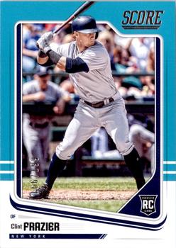 2018 Panini Chronicles - Score Teal #24 Clint Frazier Front