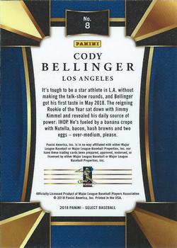 2018 Panini Chronicles - Select #8 Cody Bellinger Back