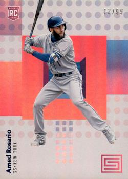 2018 Panini Chronicles - Status Blue #6 Amed Rosario Front