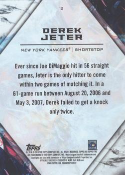 2018 Topps Fire #2 Derek Jeter Back