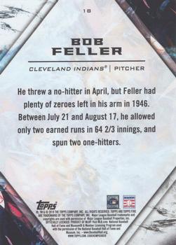 2018 Topps Fire #18 Bob Feller Back
