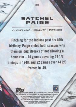 2018 Topps Fire #20 Satchel Paige Back