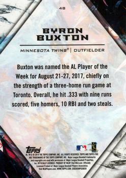 2018 Topps Fire #48 Byron Buxton Back