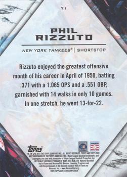 2018 Topps Fire #71 Phil Rizzuto Back