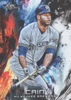 2018 Topps Fire #90 Lorenzo Cain Front