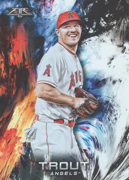 2018 Topps Fire #100 Mike Trout Front