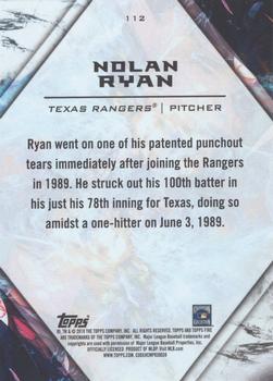 2018 Topps Fire #112 Nolan Ryan Back