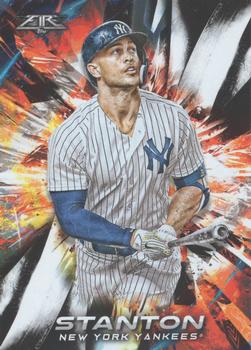 2018 Topps Fire #125 Giancarlo Stanton Front