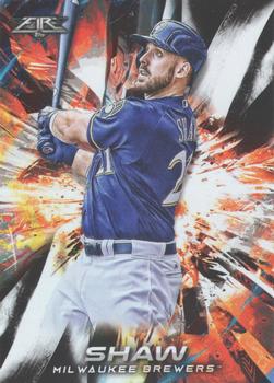 2018 Topps Fire #127 Travis Shaw Front