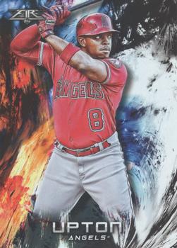 2018 Topps Fire #131 Justin Upton Front