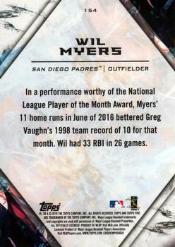 2018 Topps Fire #154 Wil Myers Back