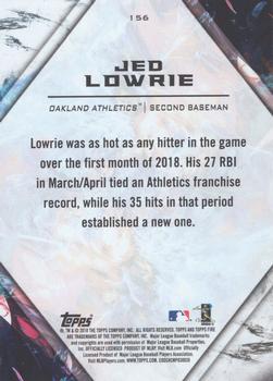 2018 Topps Fire #156 Jed Lowrie Back