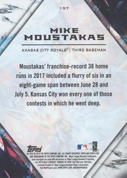 2018 Topps Fire #157 Mike Moustakas Back