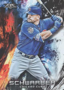 2018 Topps Fire #165 Kyle Schwarber Front