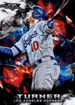 2018 Topps Fire #182 Justin Turner Front