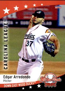 2018 Choice Carolina League All-Stars #9 Edgar Arredondo Front