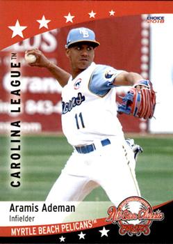 2018 Choice Carolina League All-Stars #15 Aramis Ademan Front
