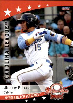 2018 Choice Carolina League All-Stars #16 Jhonny Pereda Front