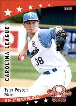 2018 Choice Carolina League All-Stars #17 Tyler Peyton Front
