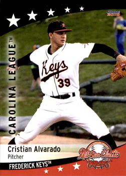 2018 Choice Carolina League All-Stars #30 Cristian Alvarado Front
