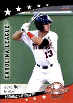 2018 Choice Carolina League All-Stars #38 Jake Noll Front