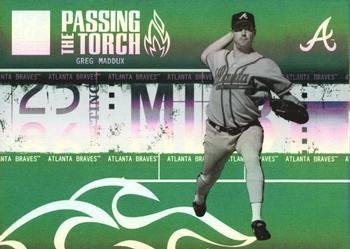 2005 Donruss Elite - Passing the Torch Green #PT-37 Greg Maddux / Whitey Ford Front