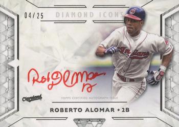 2018 Topps Diamond Icons - Red Ink Autographs #RIA-RAL Roberto Alomar Front