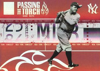 2005 Donruss Elite - Passing the Torch Red #PT-5 Babe Ruth Front